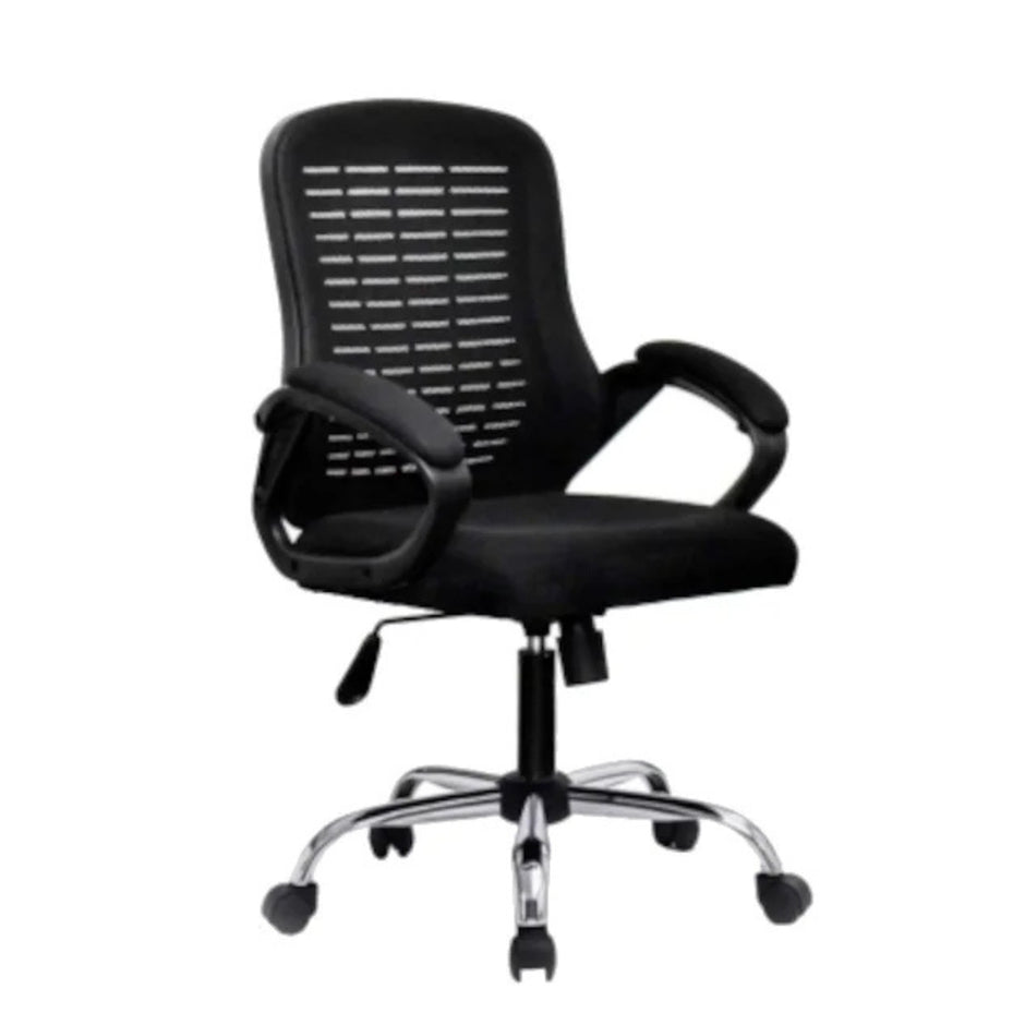 Breathable mesh office chair with breathable padded armrests