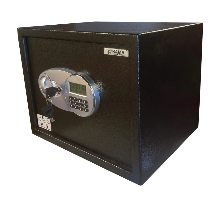 grey hotel safe box – 30cm - RAMA OFFICE FURNITURE