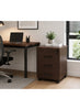 Movable Wooden 3 Drawers Unit – Brown