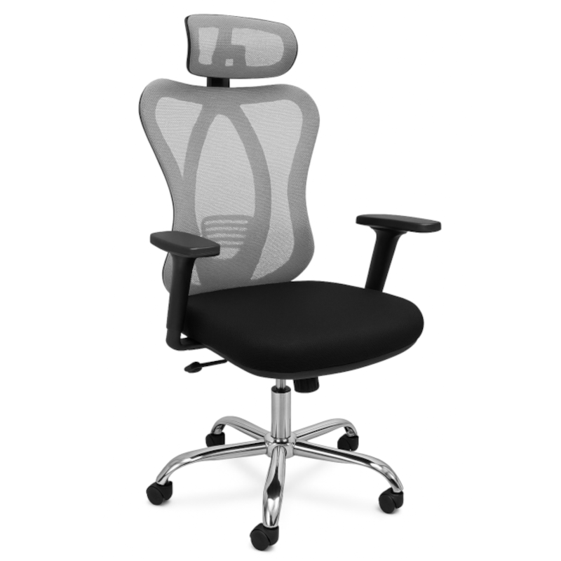 Executive chair white plastic breathable mesh office chair with armrests (Copy)