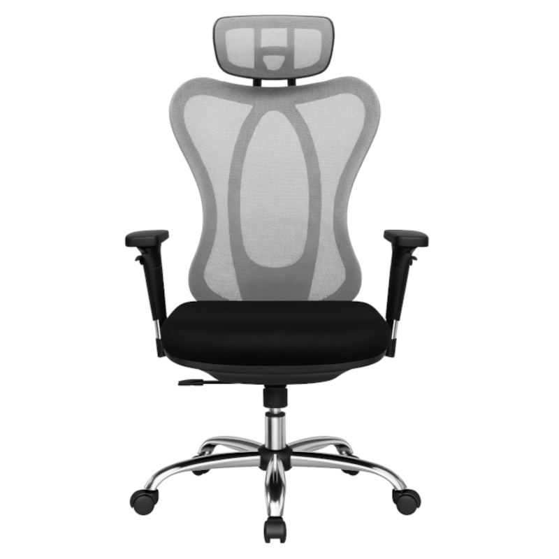 Executive chair white plastic breathable mesh office chair with armrests (Copy)