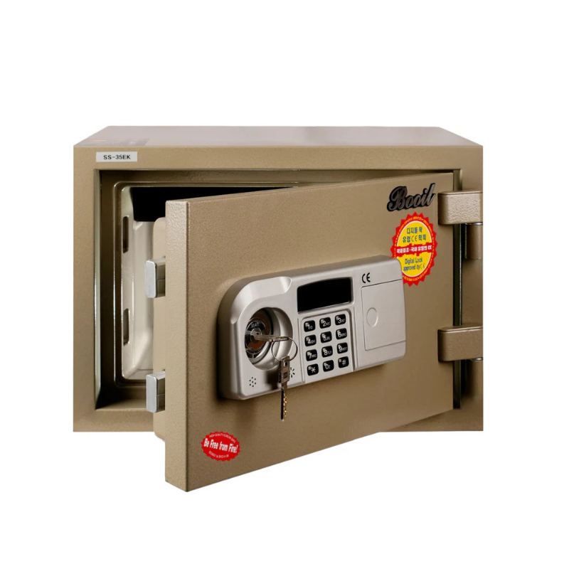 خزينة بويل مصفحة مقاومة للحريق مزودة بقفل ديجيتال - ارتفاع 35 سم