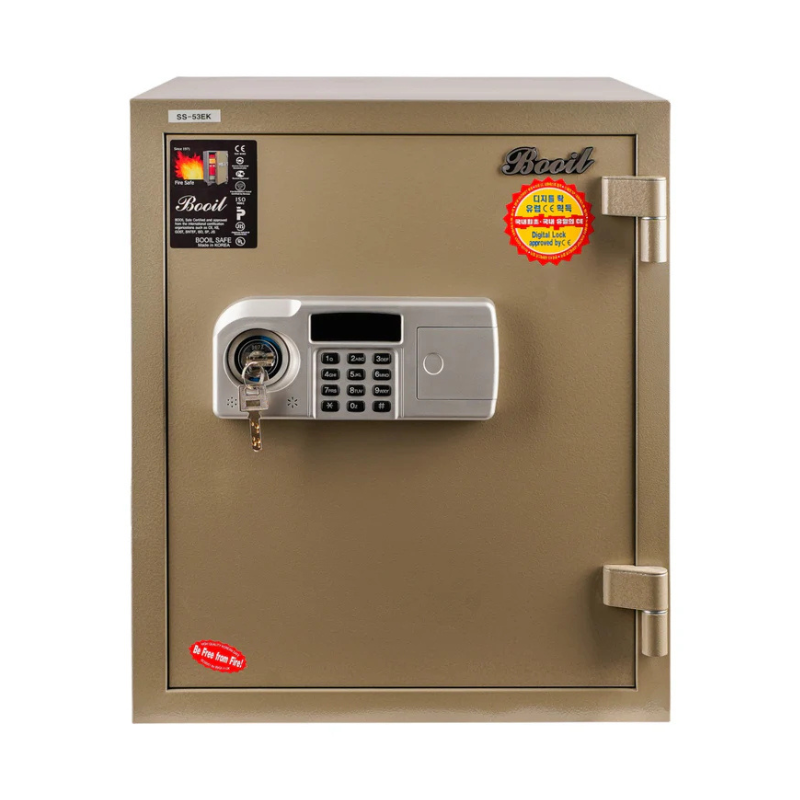 خزينة بويل مصفحة مقاومة للحريق مزودة بقفل ديجيتال - ارتفاع 53 سم