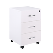 movable 3 drawers unit – white - RAMA OFFICE FURNITURE