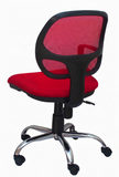 computer chair with chrome base