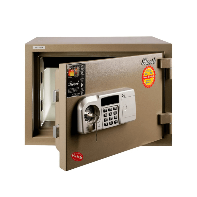armored fireproof booil safe with digital lock height - 36 cm - RAMA OFFICE FURNITURE