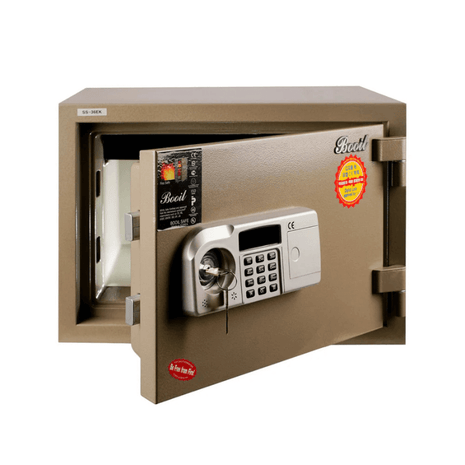 armored fireproof booil safe with digital lock height - 36 cm - RAMA OFFICE FURNITURE