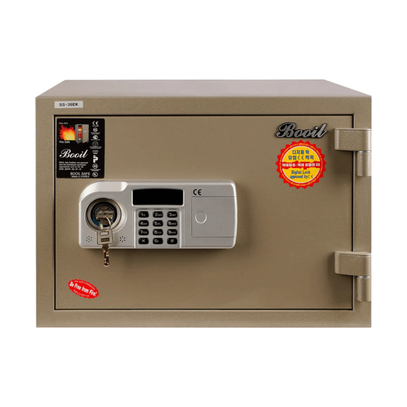 armored fireproof booil safe with digital lock height - 36 cm - RAMA OFFICE FURNITURE