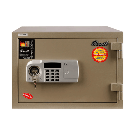 armored fireproof booil safe with digital lock height - 36 cm - RAMA OFFICE FURNITURE