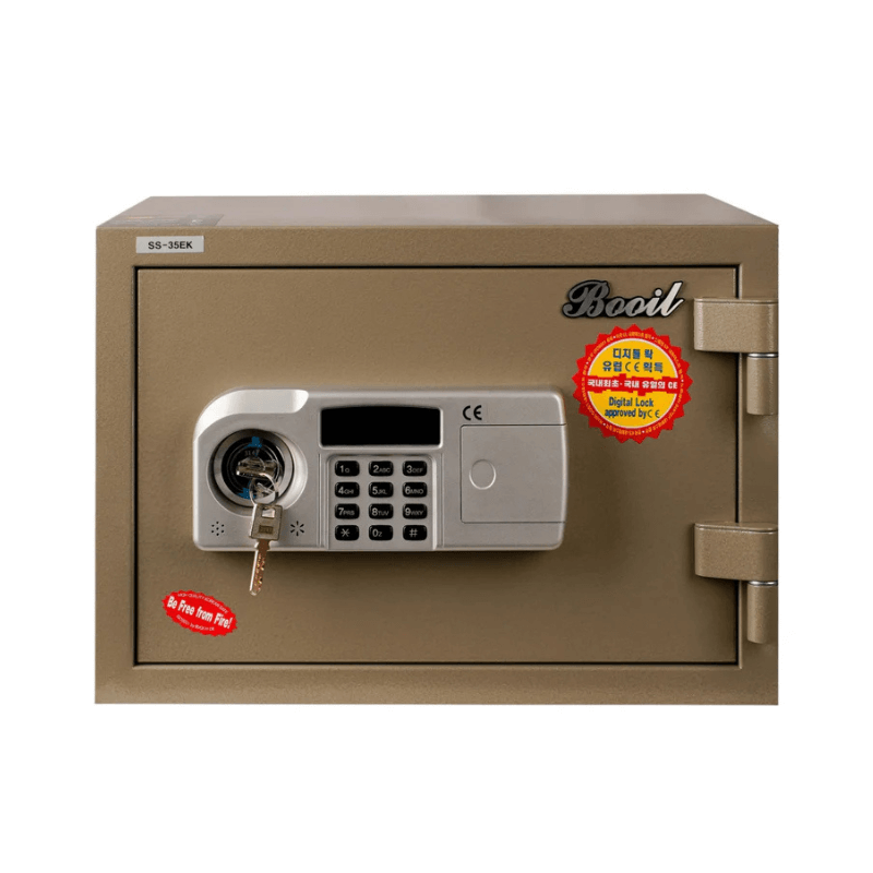 armored fireproof booil safe with digital lock - height 31 cm - RAMA OFFICE FURNITURE