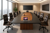office wooden conference table - RAMA OFFICE FURNITURE