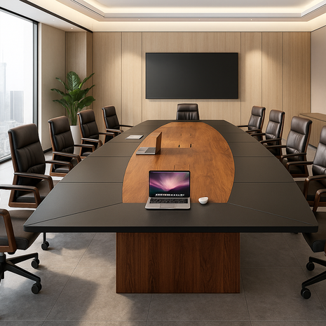 office wooden conference table - RAMA OFFICE FURNITURE